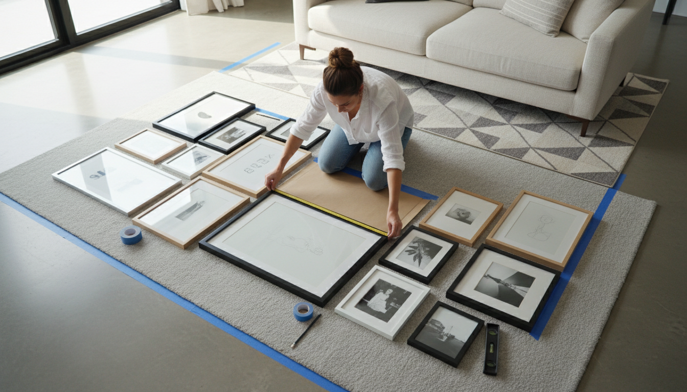 apprenez à créer un mur de cadres harmonieux et personnalisé avec notre guide diy facile à suivre pour sublimer votre décoration intérieure.