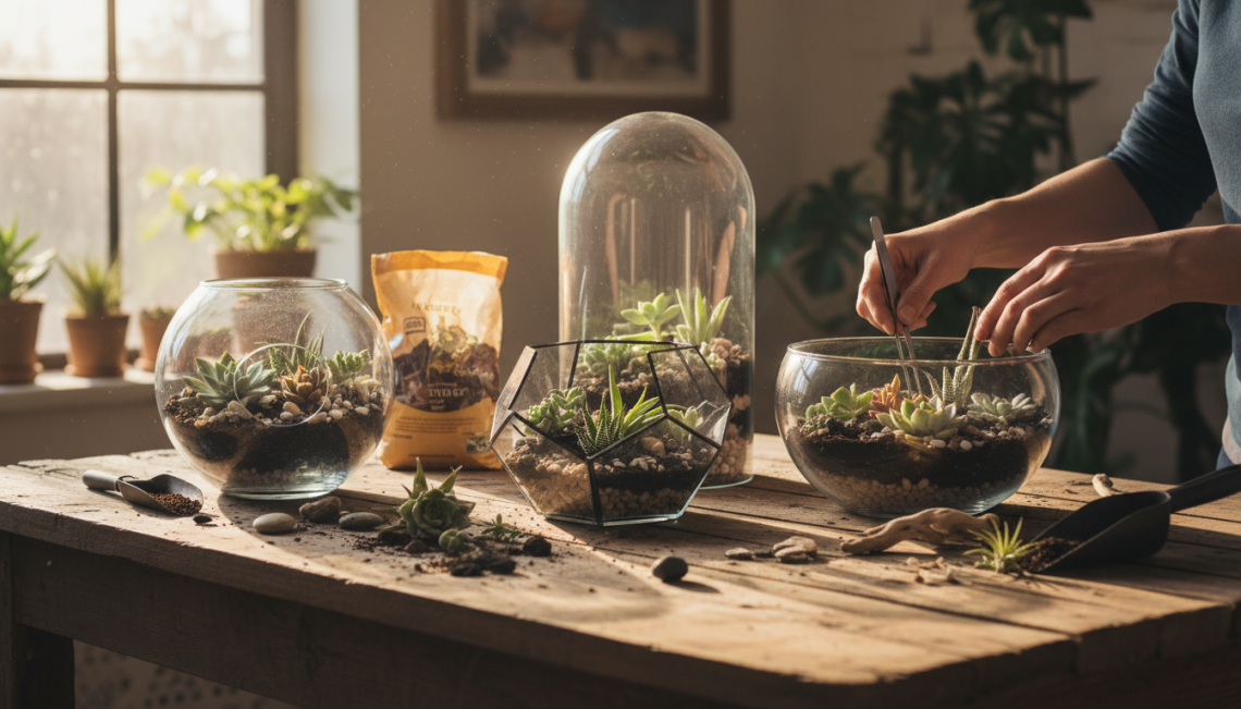 découvrez comment créer un terrarium déco maison original avec notre guide diy simple et pratique, pour apporter une touche naturelle et unique à votre intérieur.