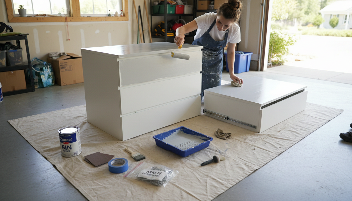 apprenez à customiser facilement une commode ikea malm avec notre guide diy simple et créatif. transformez votre meuble en un élément unique et personnalisé pour votre intérieur.