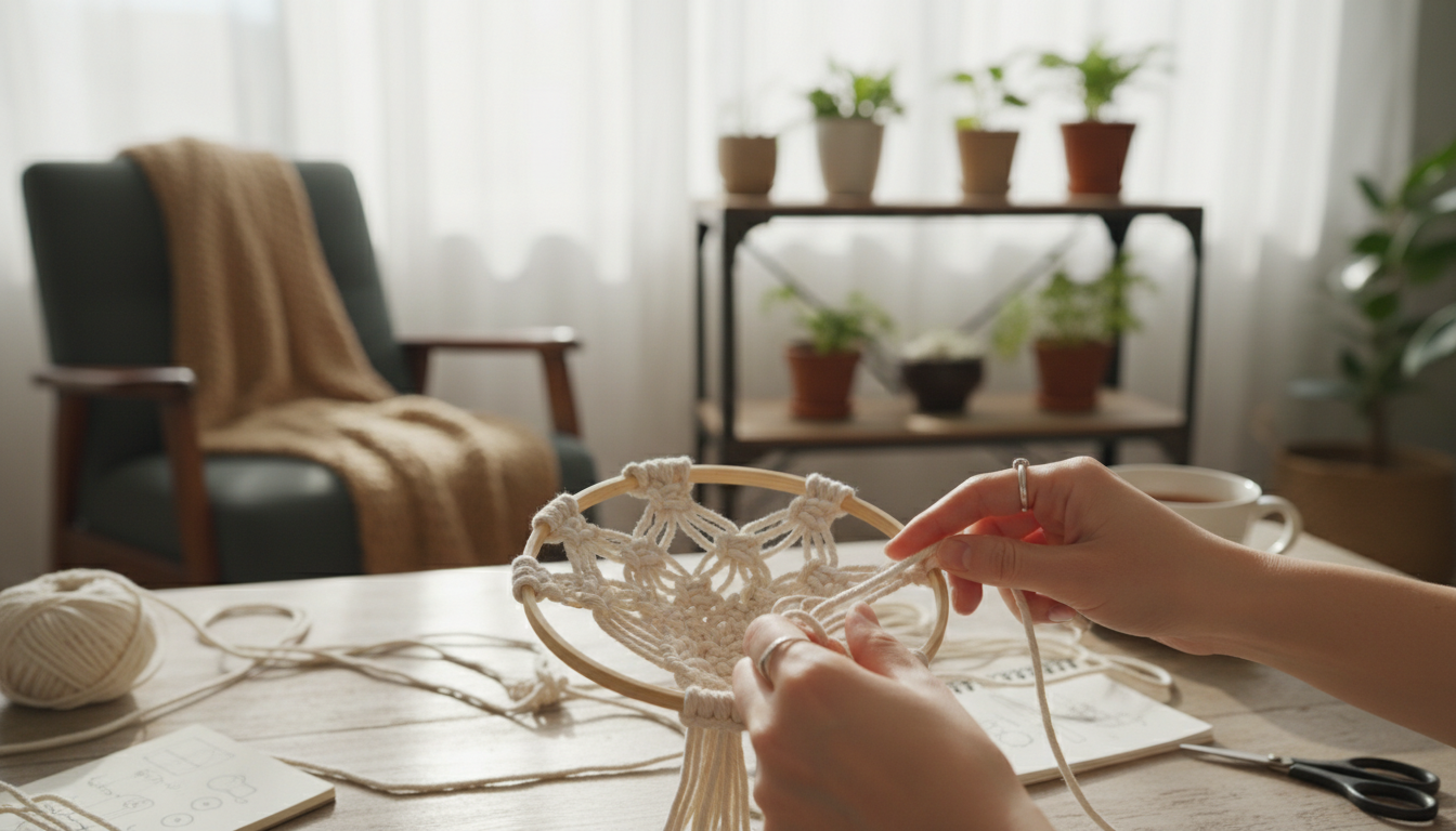 apprenez à fabriquer facilement des suspensions macramé pour embellir votre décoration intérieure avec notre guide diy étape par étape.