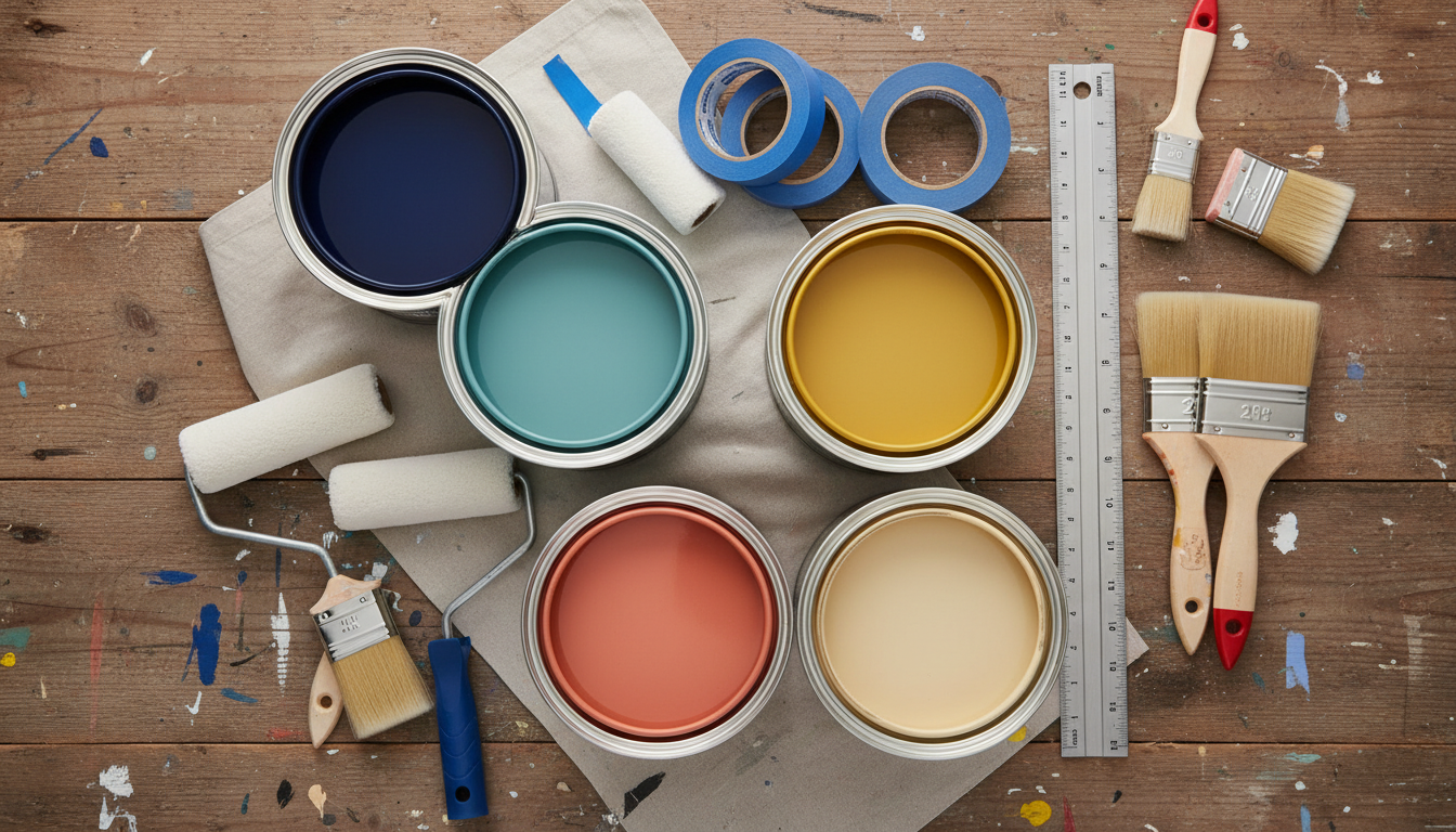 apprenez à peindre un mur géométrique avec notre tutoriel complet diy. suivez nos étapes simples pour transformer votre décoration intérieure avec style et créativité.