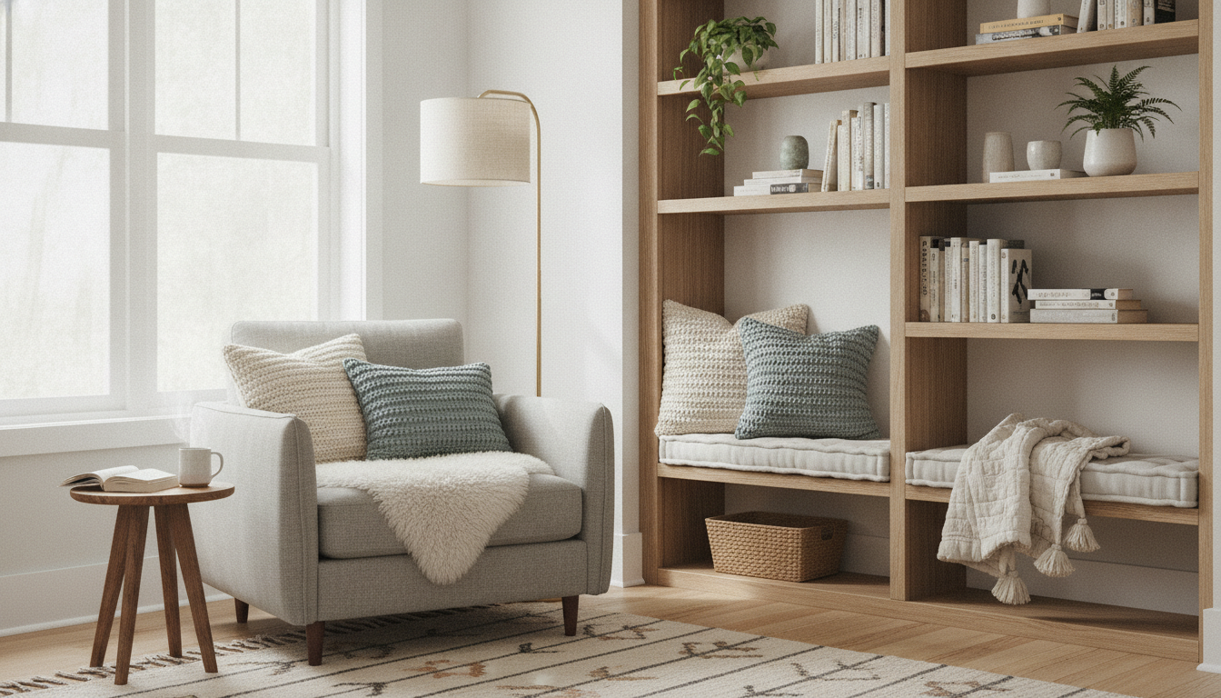 découvrez comment aménager un coin lecture cosy même dans un petit espace grâce à nos astuces pratiques et idées déco adaptées à tous les intérieurs.
