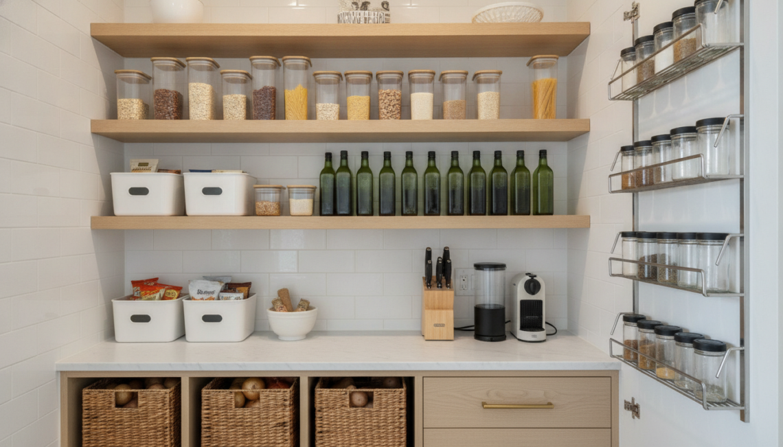 découvrez nos astuces pour aménager un petit cellier pratique et joli, optimisez l'espace et ajoutez du charme à votre rangement alimentaire.