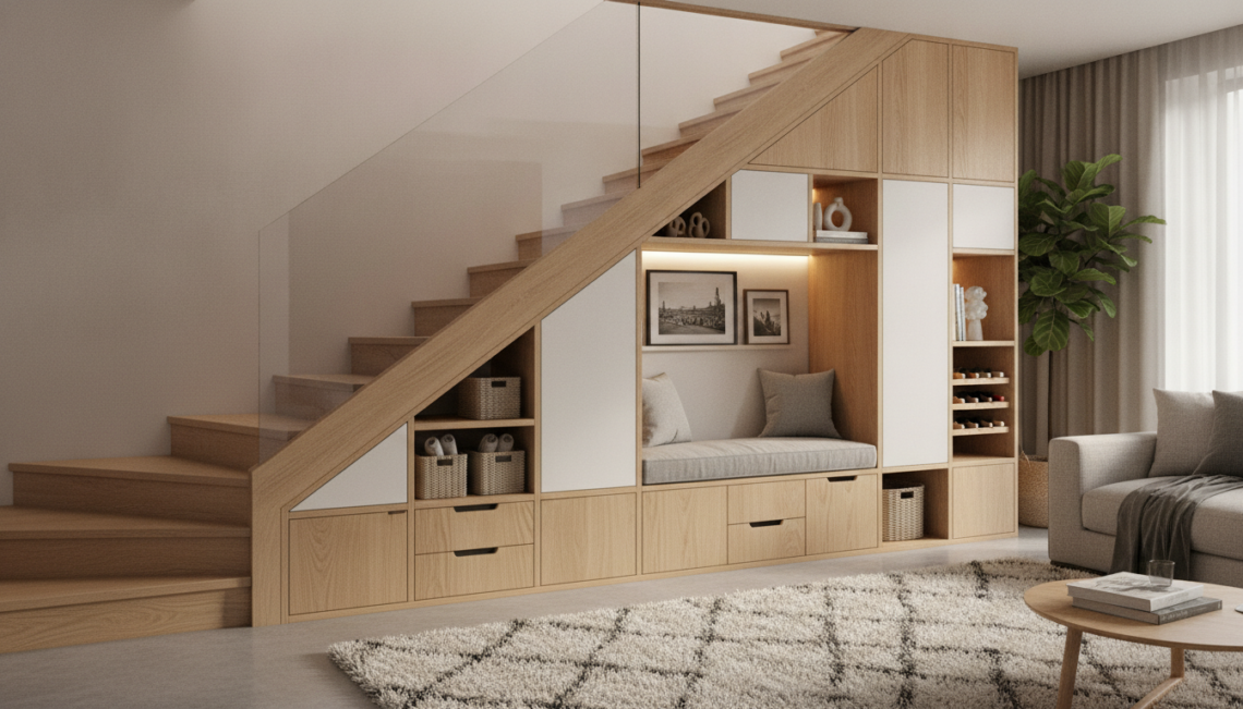 découvrez des astuces pratiques et créatives pour optimiser les rangements sous escalier et maximiser l'espace dans votre intérieur.
