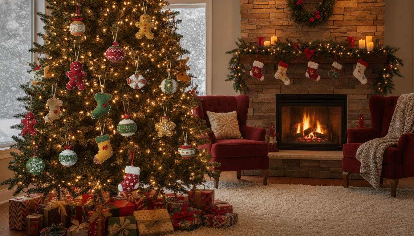découvrez nos idées diy pour créer des décorations de noël en feutrine faciles et originales, parfaites pour personnaliser votre sapin et votre intérieur.