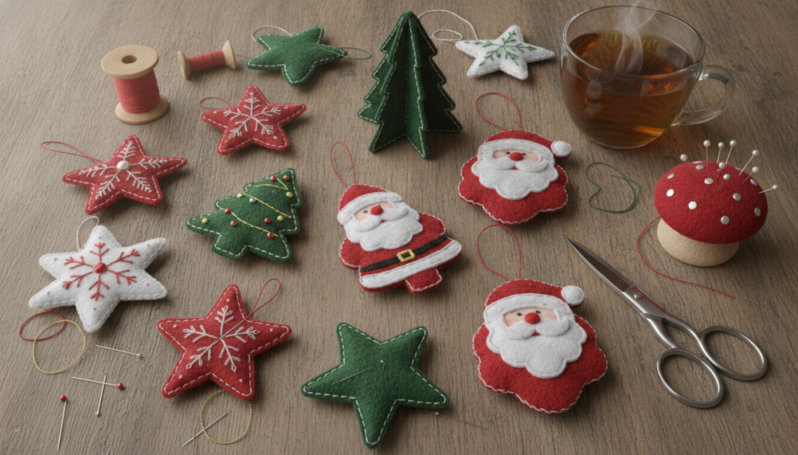 découvrez nos idées diy pour créer des décorations de noël en feutrine faciles et originales, parfaites pour embellir votre intérieur pendant les fêtes.