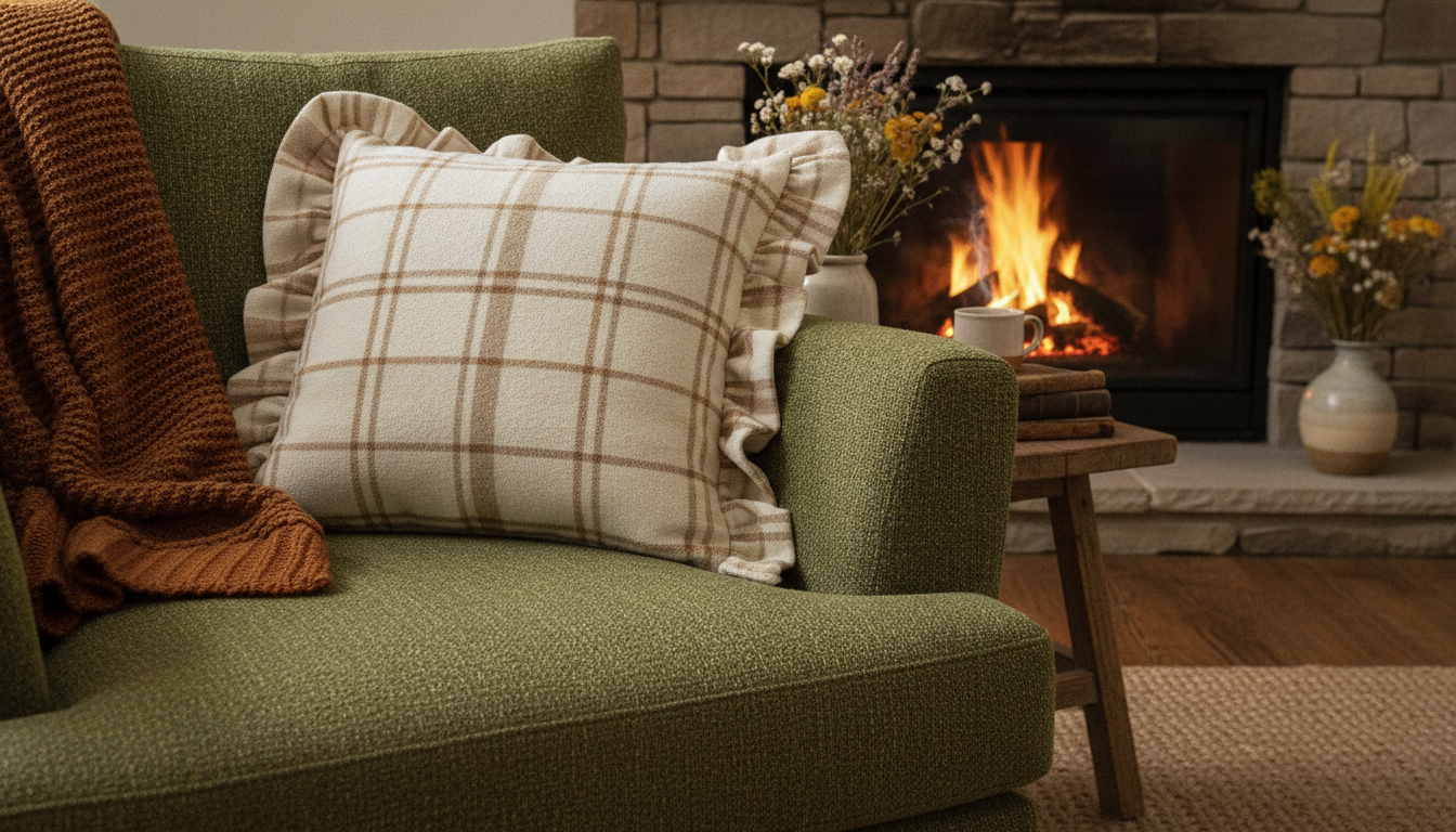 apprenez à créer facilement des housses de coussin à volants en flanelle pour décorer votre intérieur avec style et confort.