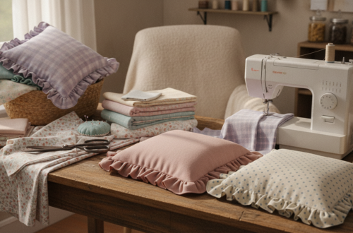 apprenez à créer des housses de coussin à volants en flanelle diy, pour apporter une touche chaleureuse et élégante à votre décoration intérieure.