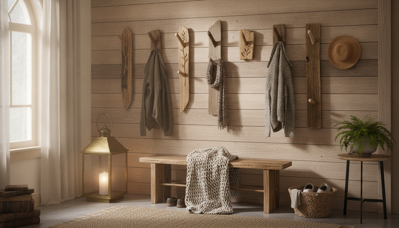 découvrez comment fabriquer des patères murales en bois diy pour une entrée élégante et personnalisée. un projet simple et déco pour organiser votre espace avec style.