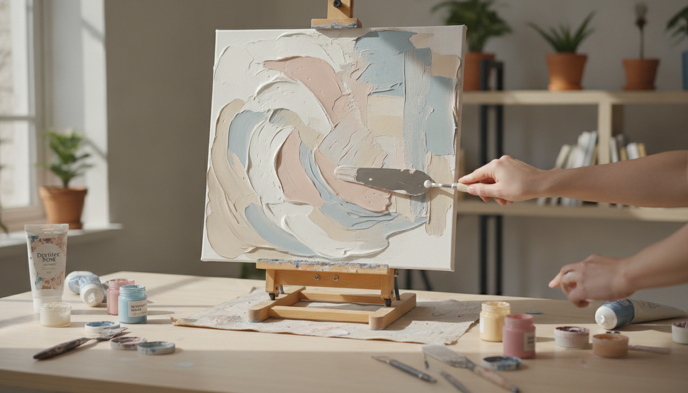 apprenez à fabriquer un tableau texturé tendance vous-même grâce à notre guide facile et créatif, idéal pour décorer votre intérieur avec style.