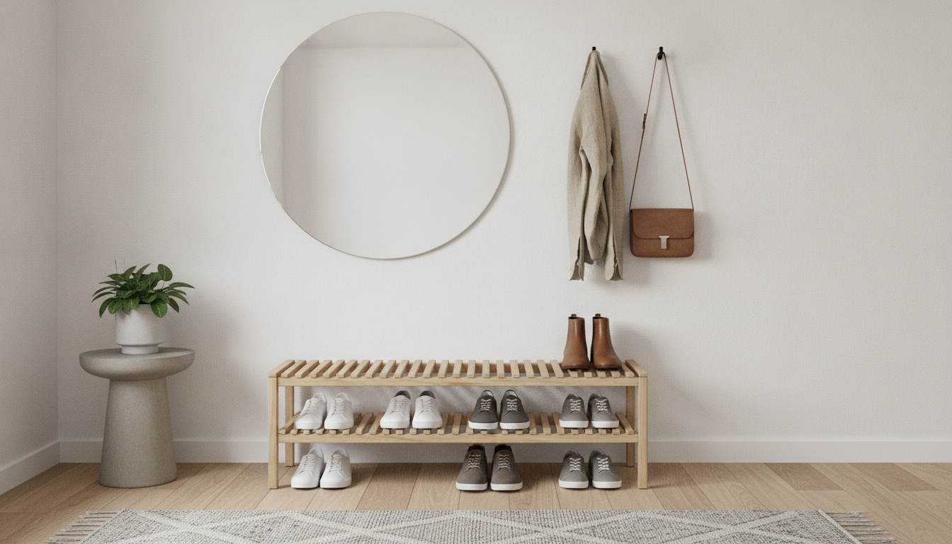 découvrez des idées pratiques et esthétiques pour ranger vos chaussures sans encombrer votre entrée, optimisant ainsi l'espace tout en gardant un endroit ordonné et accueillant.