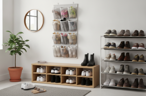 découvrez des idées ingénieuses pour ranger vos chaussures sans encombrer l'entrée, optimisant l'espace tout en gardant un intérieur ordonné et accueillant.