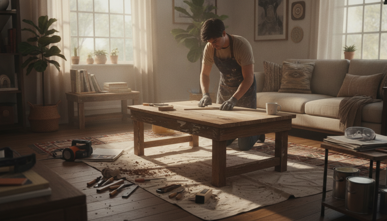 découvrez comment relooker une table basse en bois sans la dénaturer grâce à nos astuces simples et efficaces pour préserver son charme naturel tout en lui donnant un nouveau style.