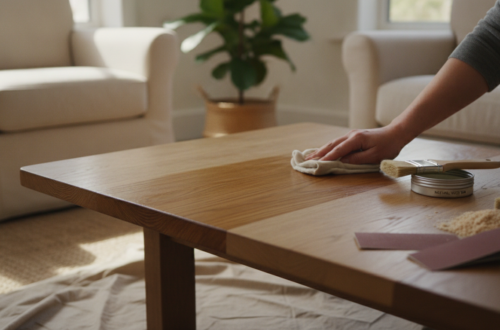 découvrez comment relooker une table basse en bois tout en préservant son authenticité grâce à des astuces simples et efficaces.